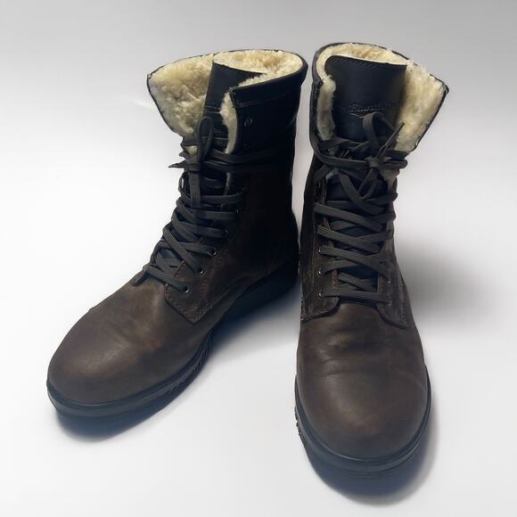 Blundstone Brown Insulated Lace-up Boots - Picture 6 of 16